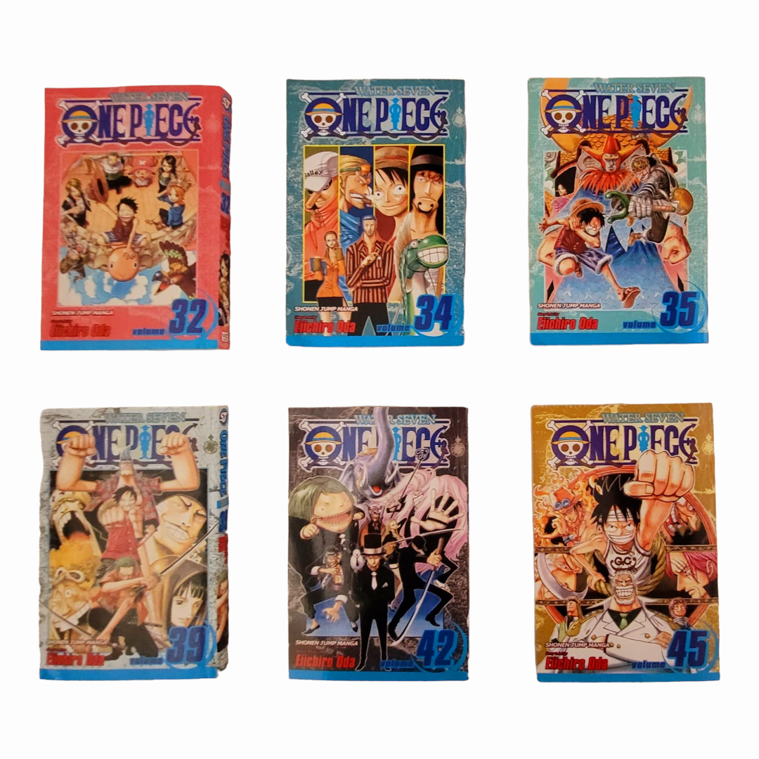 "ONE PIECE" Vol. #1-5,14,32,34,35,39,42,45,50,52,53,55-57,60,70 E.Oda ~ Jump Manga Books
