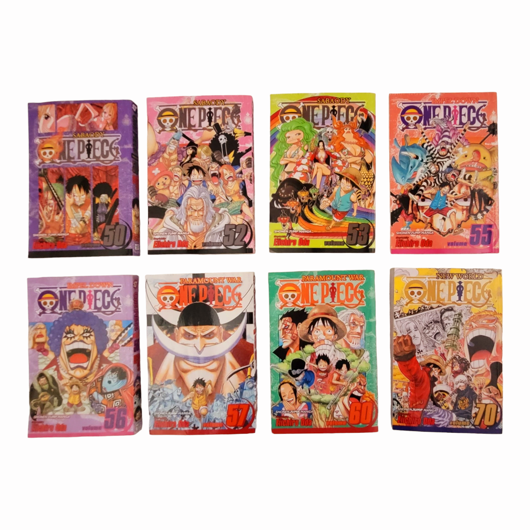 "ONE PIECE" Vol. #1-5,14,32,34,35,39,42,45,50,52,53,55-57,60,70 E.Oda ~ Jump Manga Books