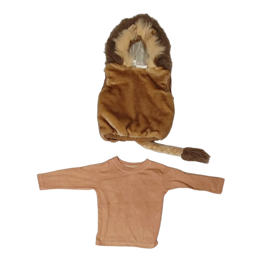 A Cute "LITTLE LION" 2-pc Costume (Size: 24 month) Halloween