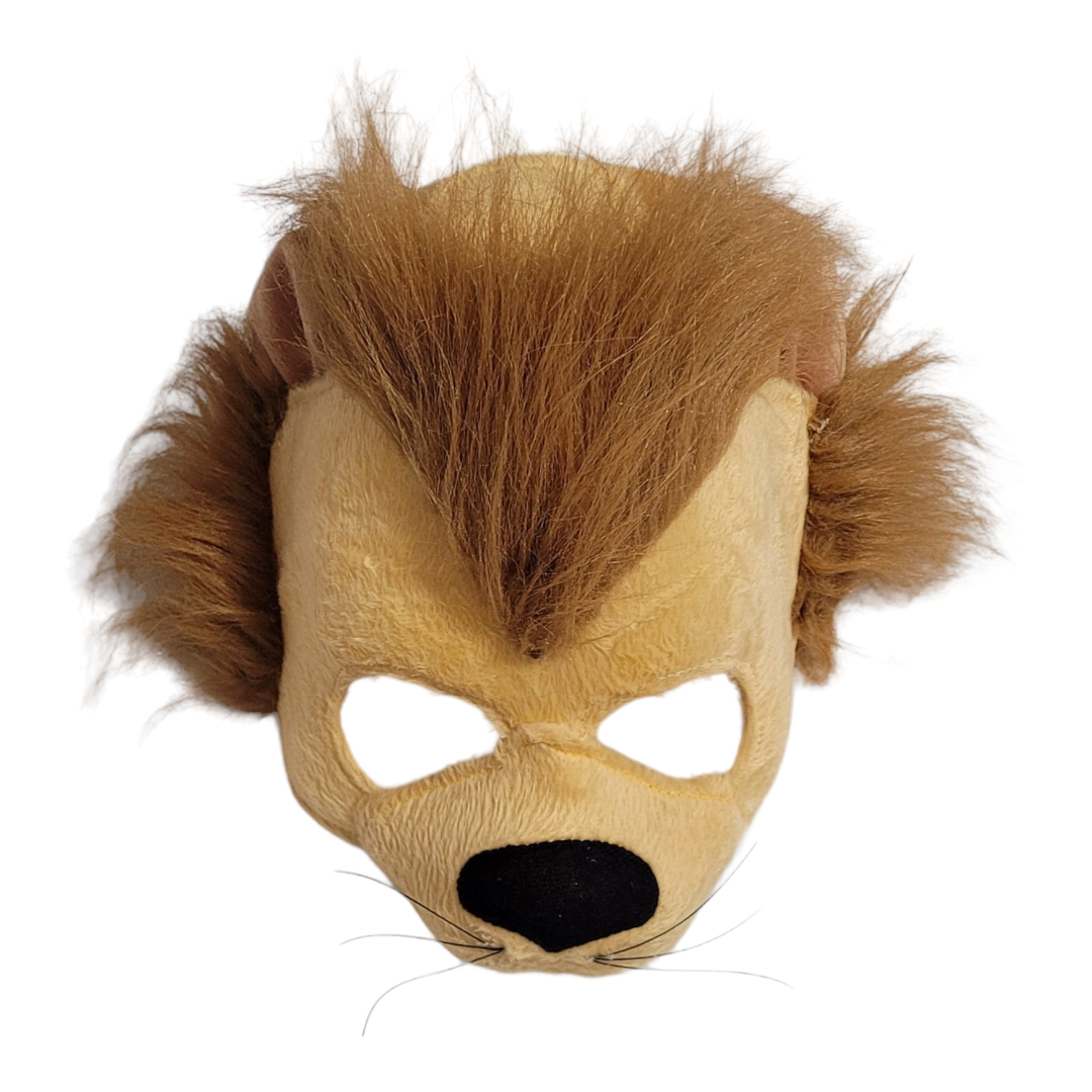 Great Pretend Ears "LION" Kids Face Mask on Headband (One Size Fits All)