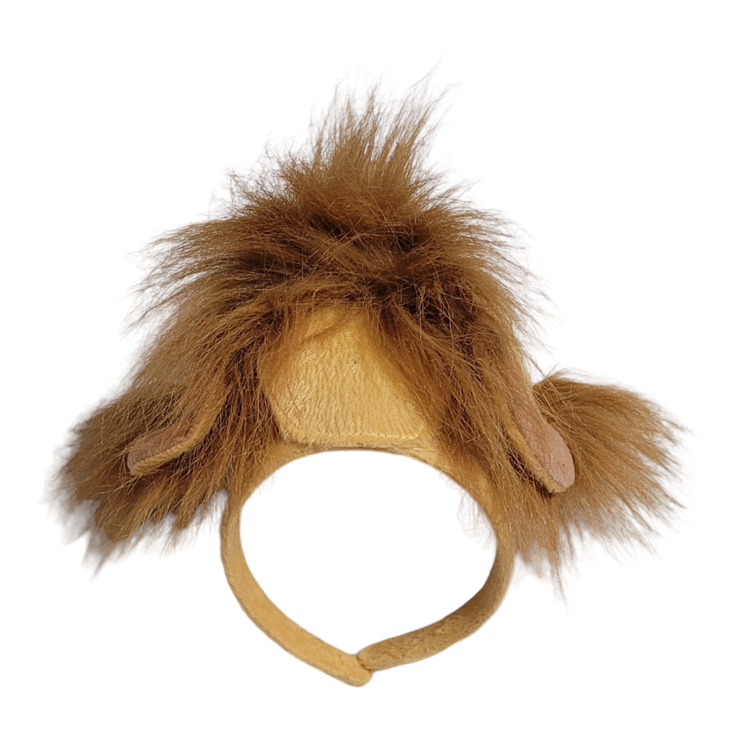 Great Pretend Ears "LION" Kids Face Mask on Headband (One Size Fits All)