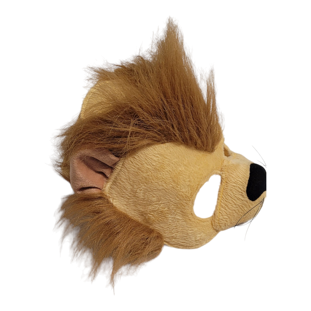 Great Pretend Ears "LION" Kids Face Mask on Headband (One Size Fits All)