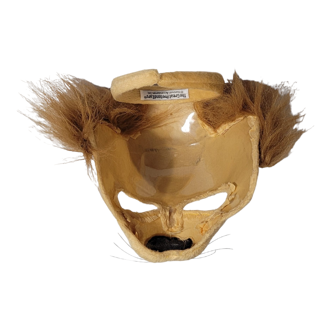 Great Pretend Ears "LION" Kids Face Mask on Headband (One Size Fits All)