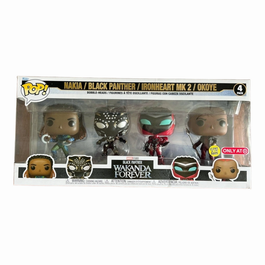 NIB *Marvel Wakanda Forever "Nakia/Black Panther/IronHeart MK2/Okoye"