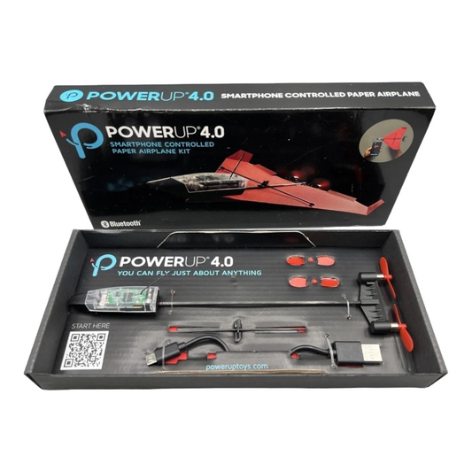 NIB *PowerUp 4.0 Smartphone Controlled Paper Airplane Kit