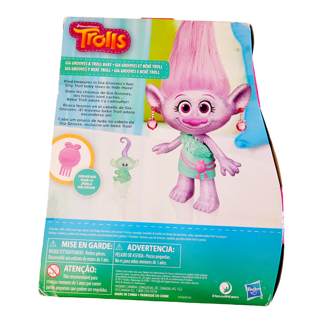NEW *DreamWorks Trolls "Gia Grooves and Troll Baby"