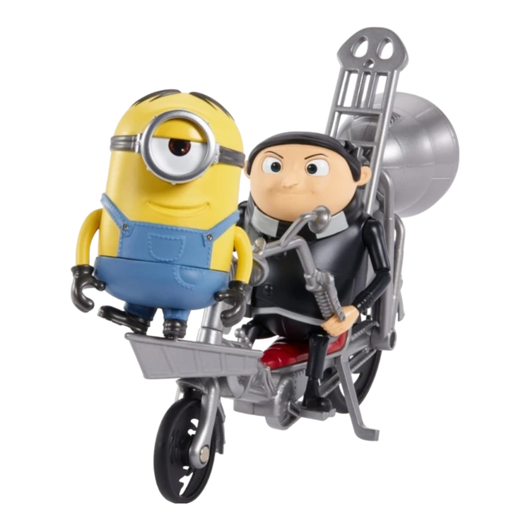 NEW *Minons The Rise of Gru "Stu & Young Gru: Pedal Power Gru" #GMP13