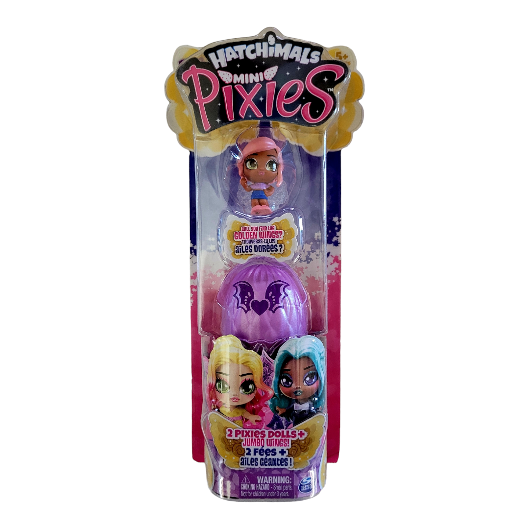 NEW *Collection of (4) Hatchimals & Mini Pixies (2 Pixies Dolls + Jumbo Wings)