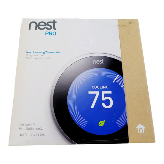 NEW *Nest Pro Learning Programmable Thermostat Stainless Steel 3rd Generation T3008US