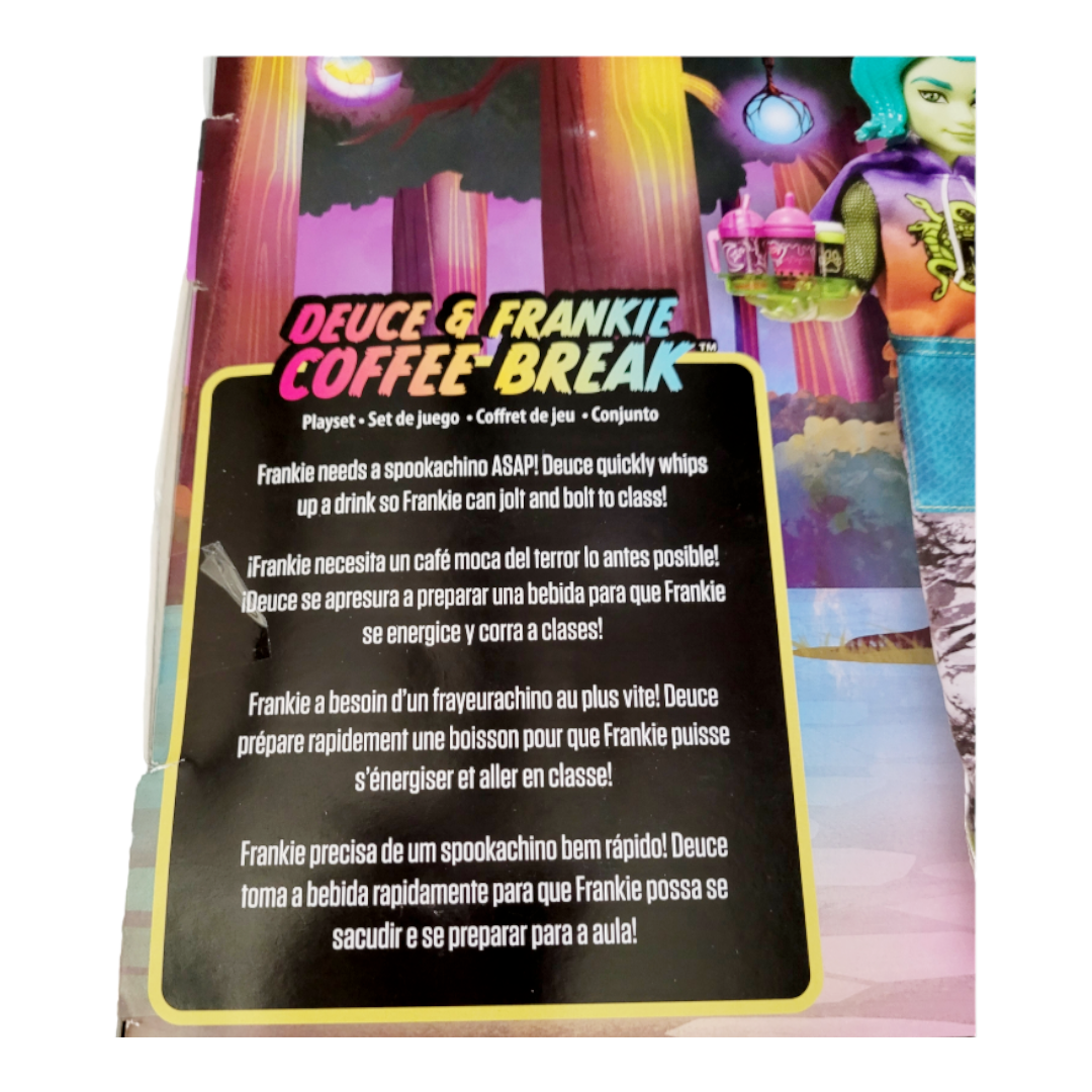 NEW *Monster High "Duece & Frank Coffee Break" Dolls at Coffin Bean Café