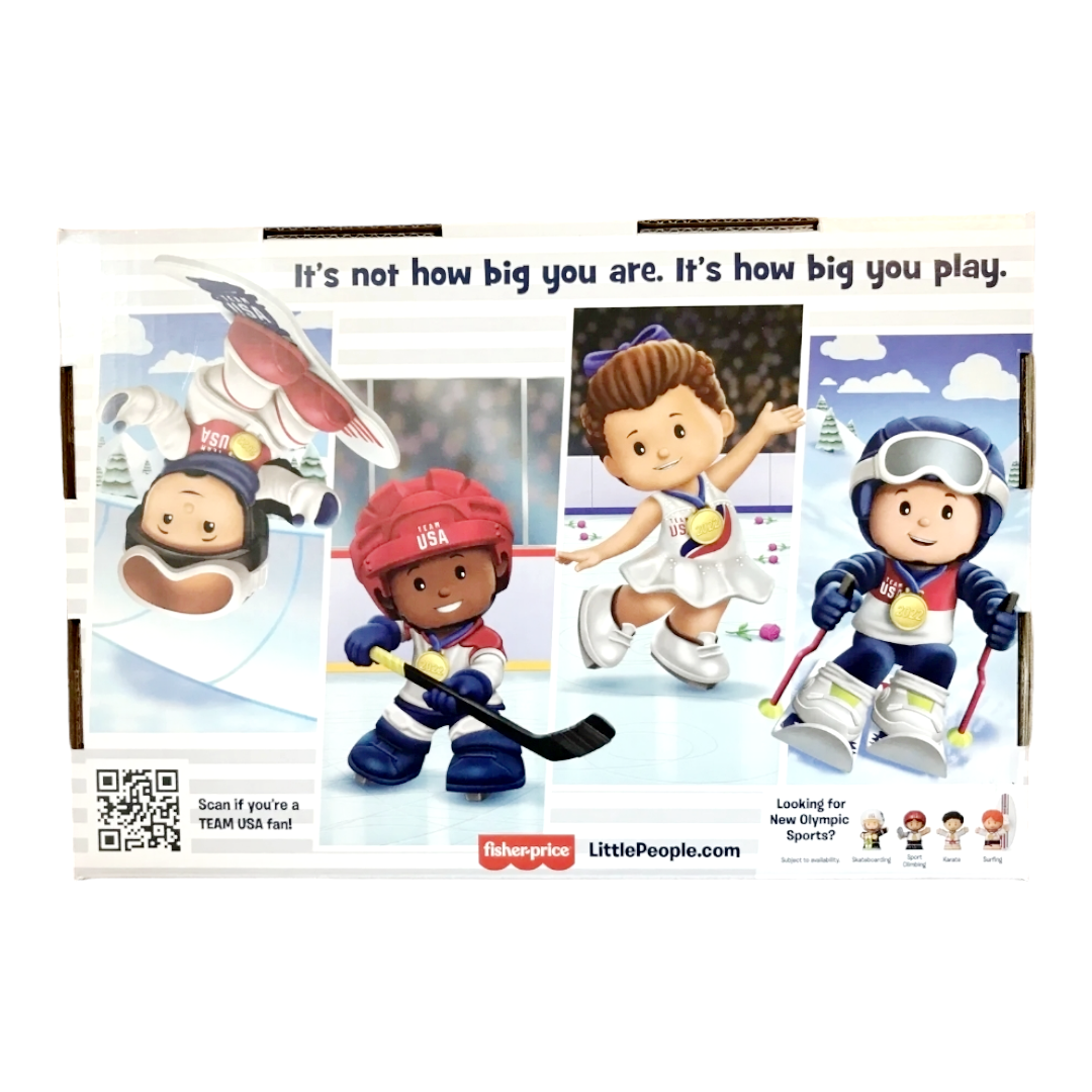 NEW *Fisher-Price Little People Collector TEAM USA 2022 WINTER OLYMPICS