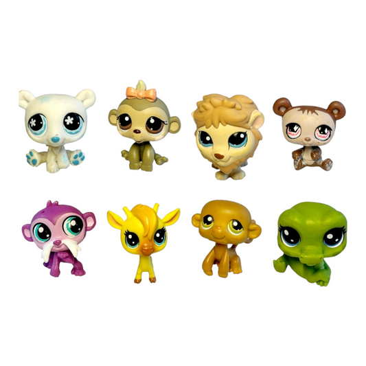 Eight (8) *Adorable Littlest Pet Shop ZOO Animals