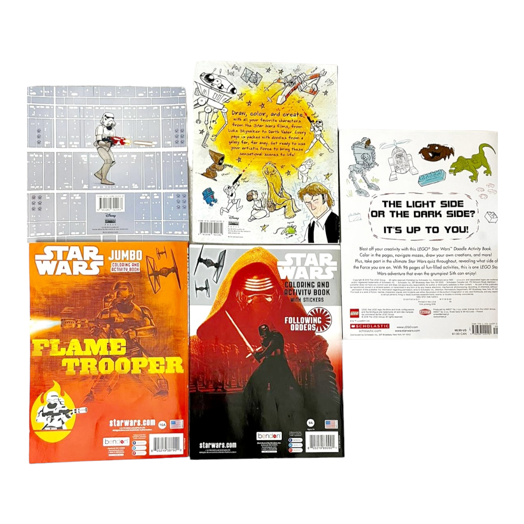 Collectible Star Wars "Story Time Tin" Activity, Doodles, Stickers, Books, and more!