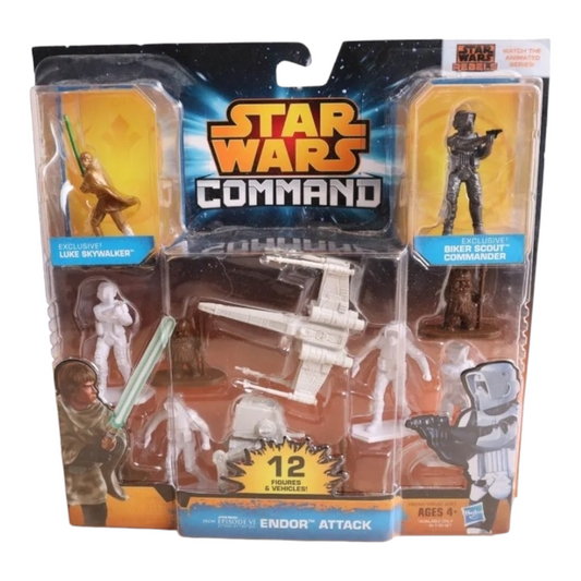 NEW *Star Wars Command Endor Attack 12 Action Figures Set Hasbro (2014)