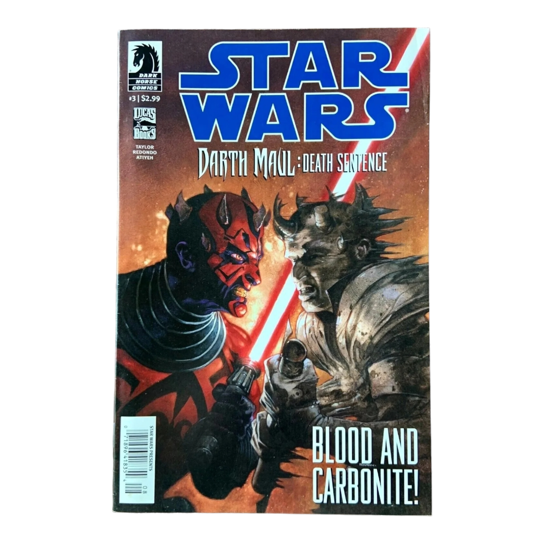 Three (3) *Star Wars Dark Horse Comic Books #1, 3, 4 Bag/Board