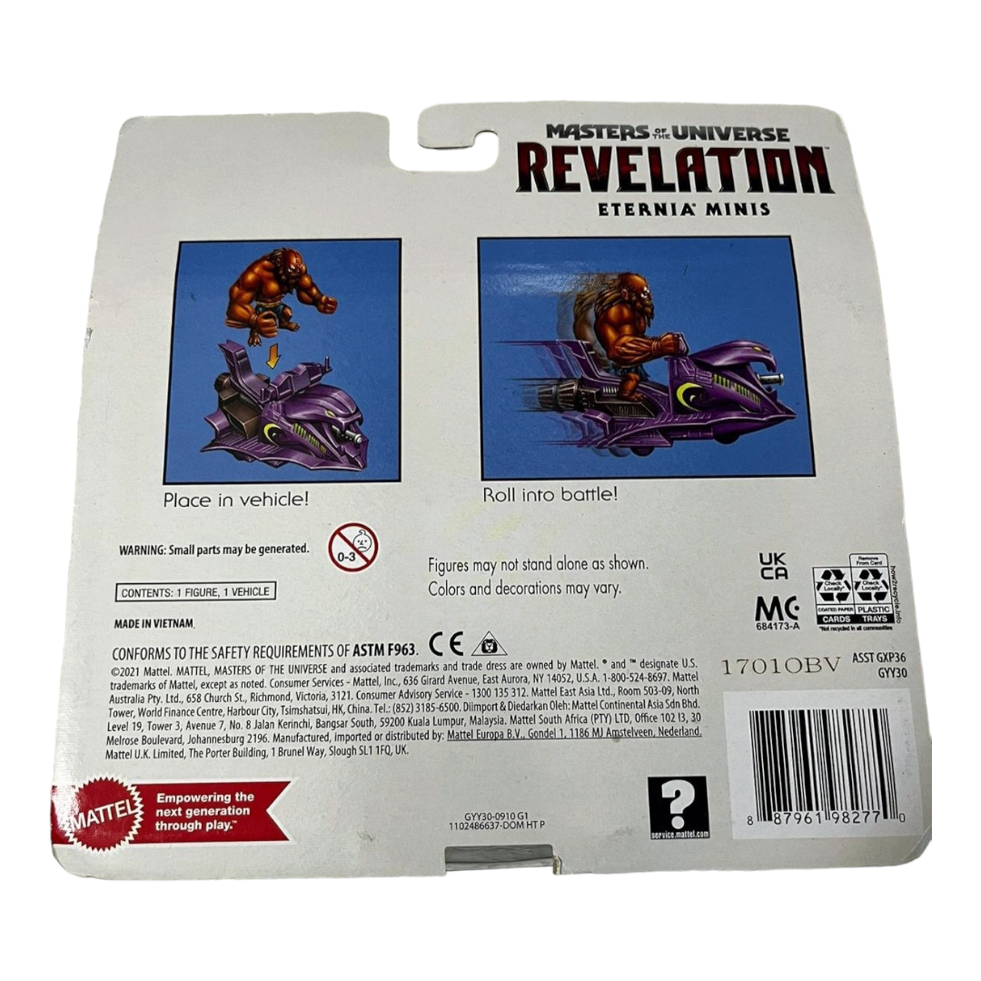 NEW *Masters of the Universe Revelation! Eternia Minis (Beast Man & War Sled)