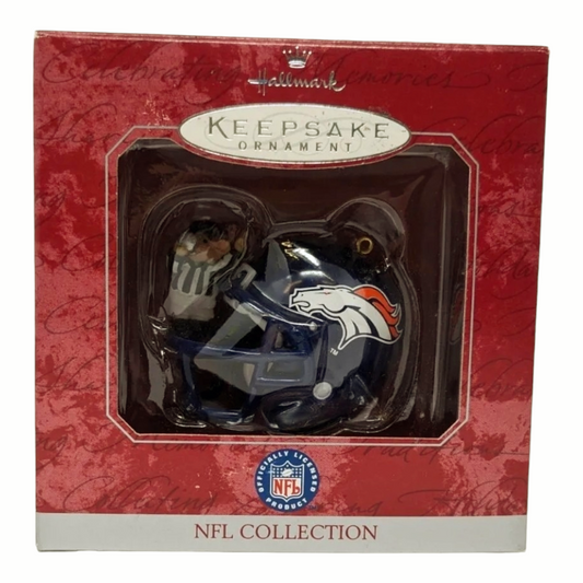NEW *Hallmark Keepsake Ornament Denver Broncos Helmet NFL Collection (1998)