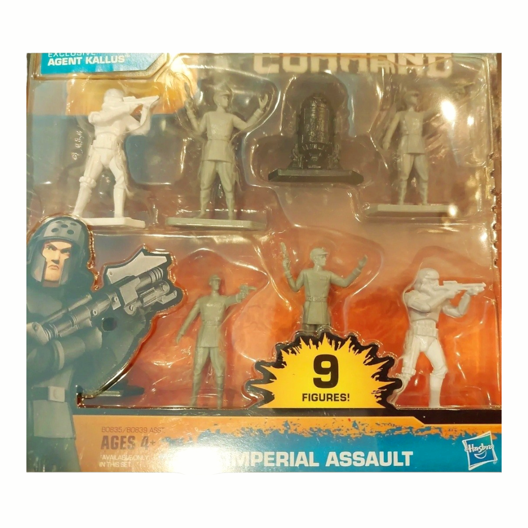 NEW *Star Wars Command Imperial Assualt (Star Wars Rebels 9 Figures) Hasbro