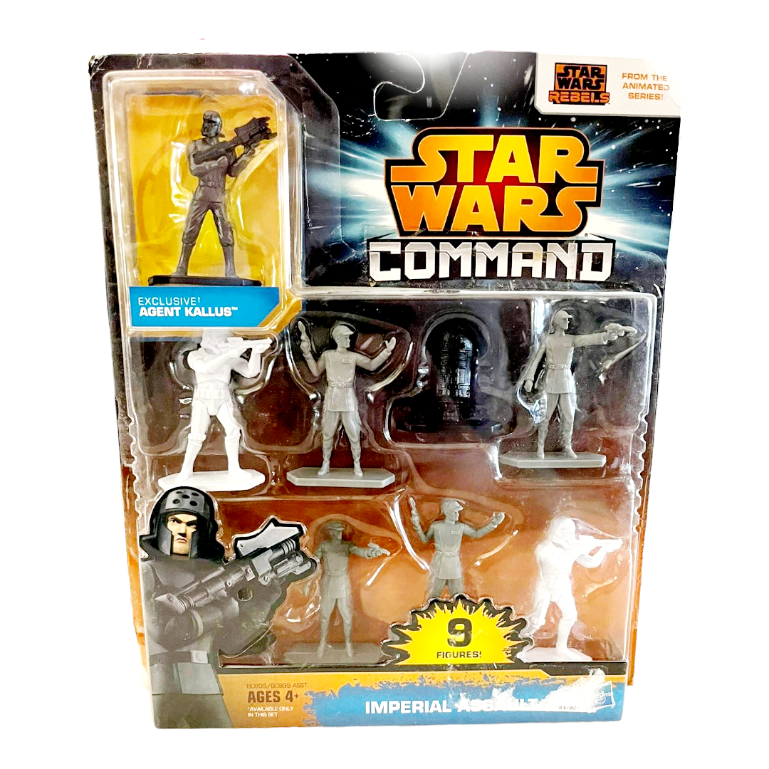 NEW *Star Wars Command Imperial Assualt (Star Wars Rebels 9 Figures) Hasbro