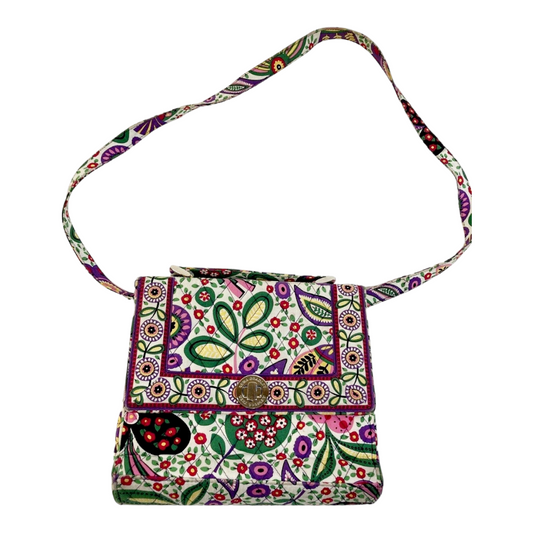 New *Vera Bradley Julia Top Handle Handbag Shoulder Strap Purse Viva La Vera Retired Colorful