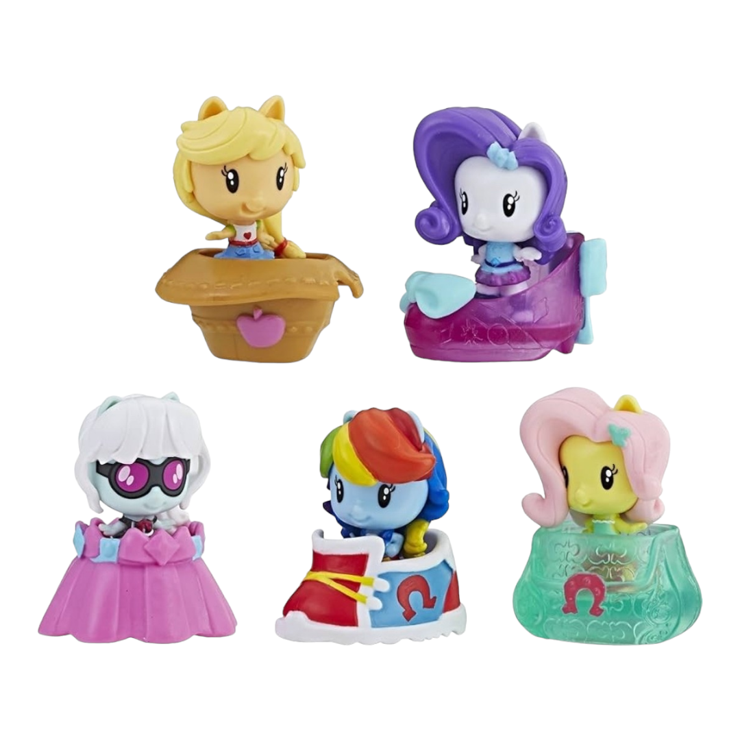 New *My Little Pony Cutie Cuff Plush Slap Band (Purple) 6" Bracelet & Crew Blind Packs