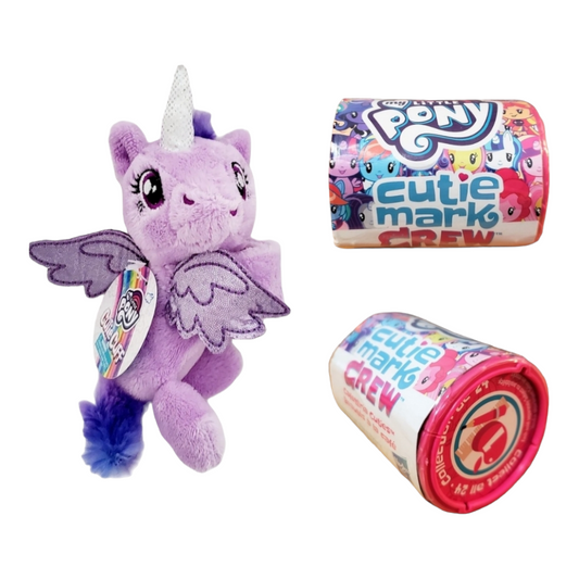 New *My Little Pony Cutie Cuff Plush Slap Band (Purple) 6" Bracelet & Crew Blind Packs