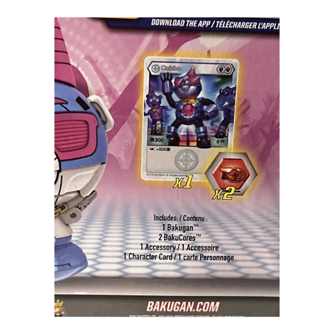 NEW *Bakugan 2021 Darkus Cosplay Magician Cubbo 2" Core Collect Figure/ Card