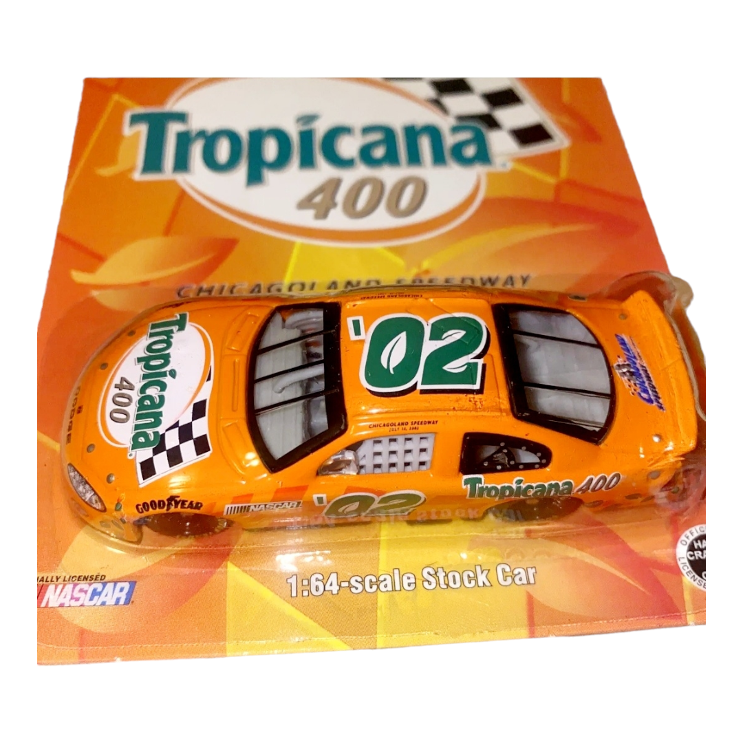 NEW *Tropicana 400 Chicagoland Speedway 2002 Nascar Stock Car (1:64 Scale)