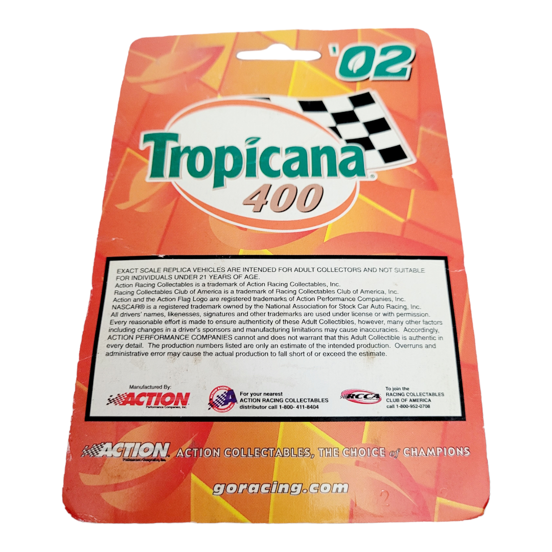 NEW *Tropicana 400 Chicagoland Speedway 2002 Nascar Stock Car (1:64 Scale)