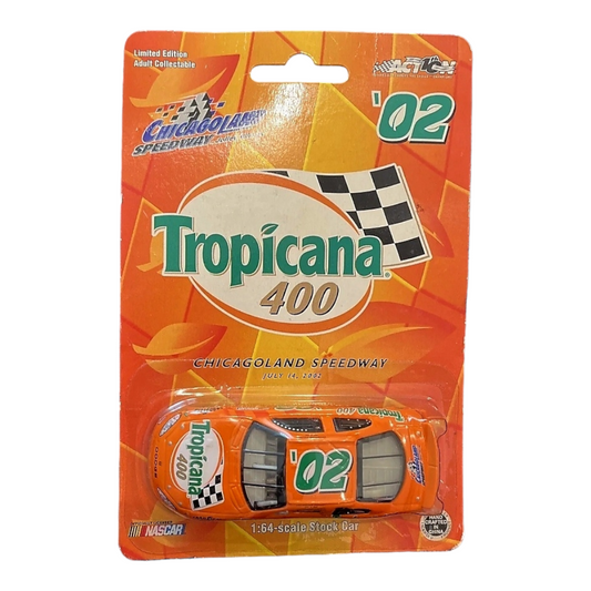 NEW *Tropicana 400 Chicagoland Speedway 2002 Nascar Stock Car (1:64 Scale)