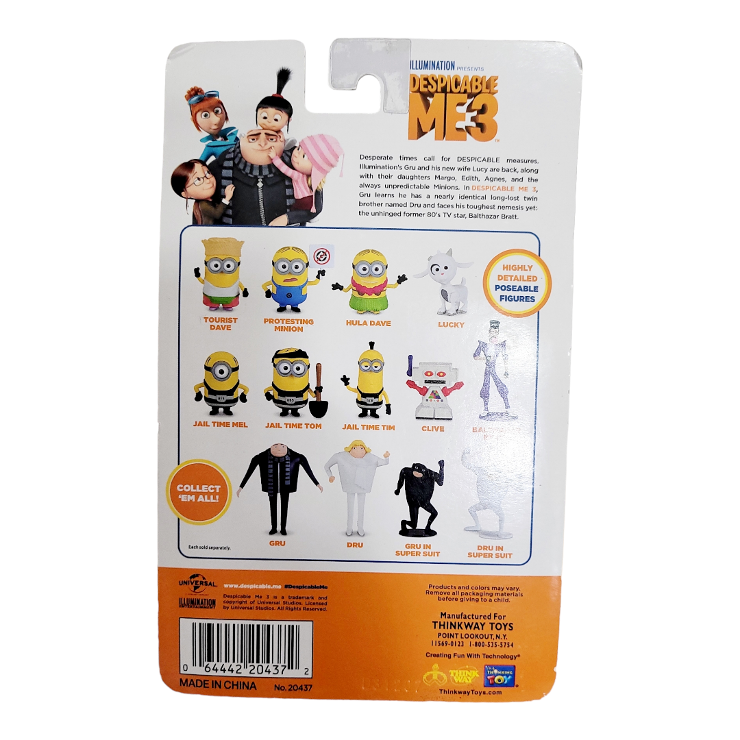 NEW *Lot of Four (4) Despicable ME 3: Minions Rise of Gru Action Figures