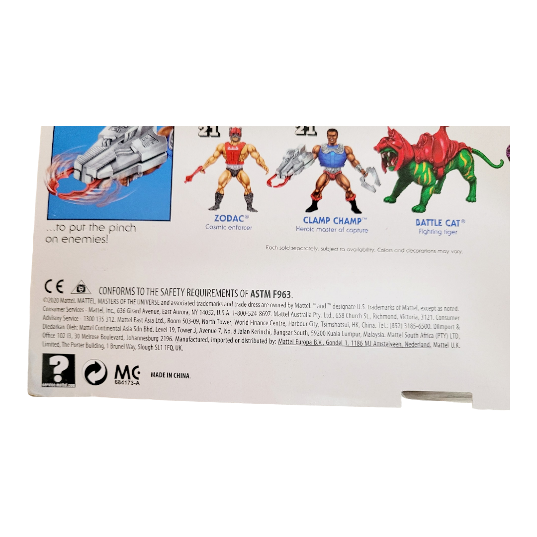 NEW *Masters of the Universe  'Clamp Champ' Heroic Master of Capture Action Figure (2021)