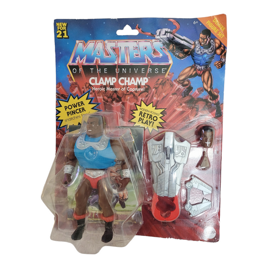 NEW *Masters of the Universe  'Clamp Champ' Heroic Master of Capture Action Figure (2021)