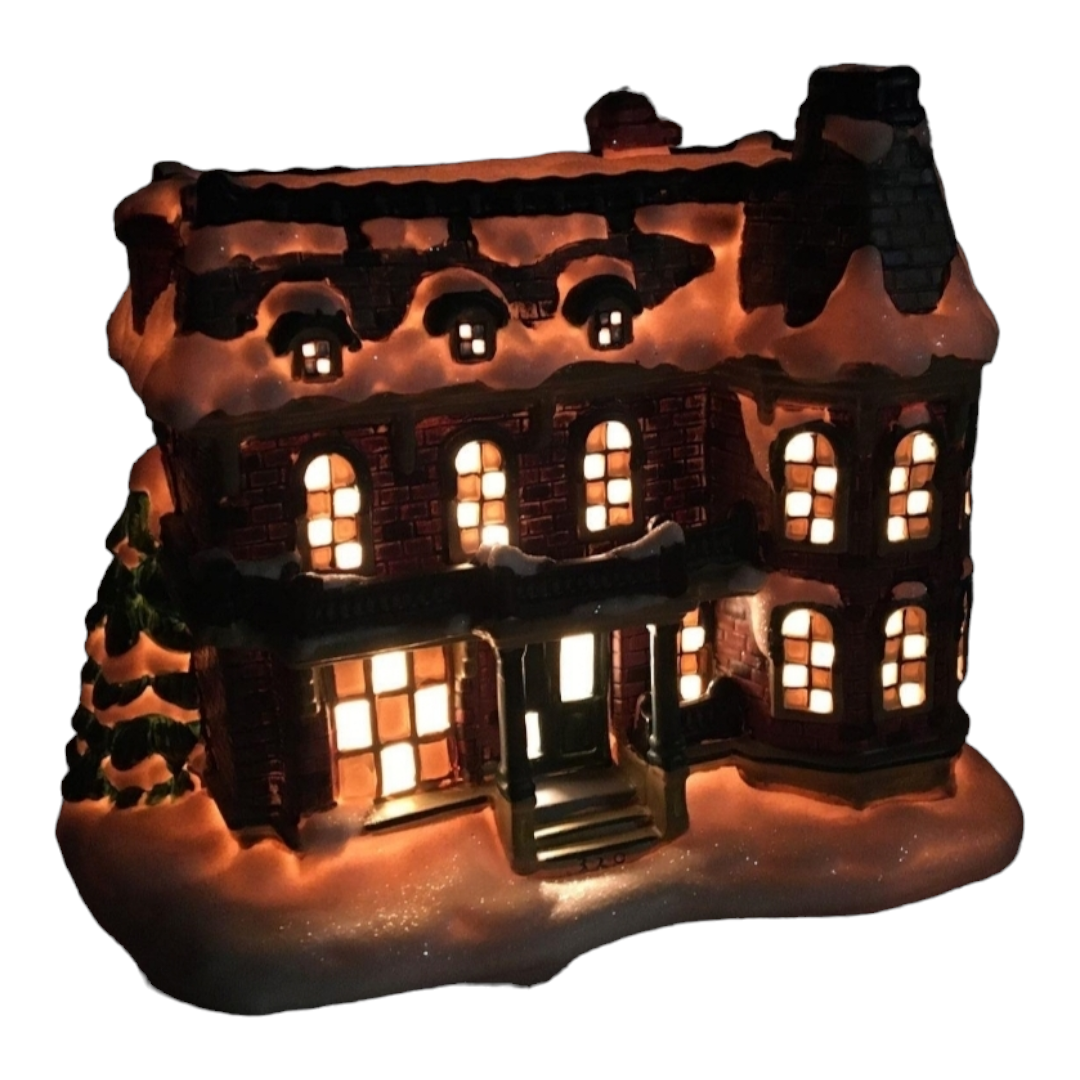 It's A Wonderful Life (Illuminated Village) "Bailey's House" Figure w/ Box