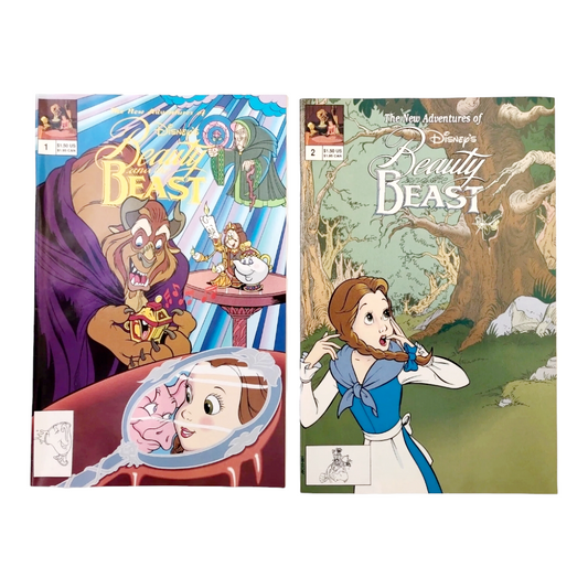 New Adventures of Disney's "Beauty and the Beast" #1 & 2 (Complete Series)