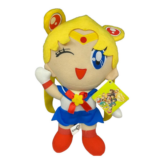 NEW *Winking Sailor Moon 12" Plush Doll Collectible Toy 1990s Anime Onego w/ Tags