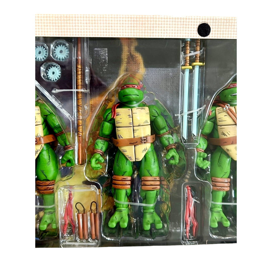 NEW *NECA TbMNT Eastman Laird Teenage Mutant Ninja Turtles 4-Pack Action Figures