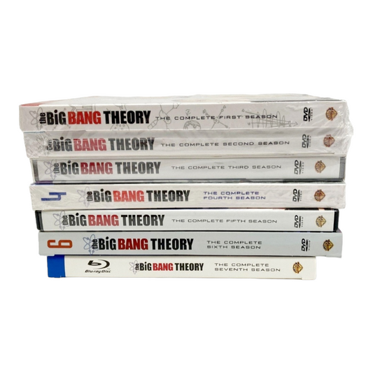 "The Big Bang Theory" DVDs Seasons #1-7 (4 Seasons Sealed New)