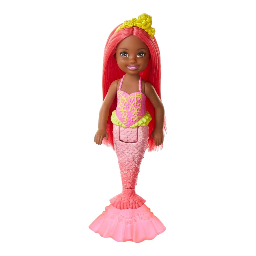 NEW *Three (3) Barbie 6" Dolls: Barbie Chelsea Girl & Boy, and Dreamtopia Mermaid