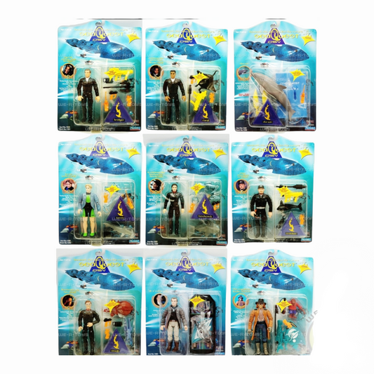 Complete Set of 9 Vtg. "SeaQuest DSV" Action Figures 1993 Playmates
