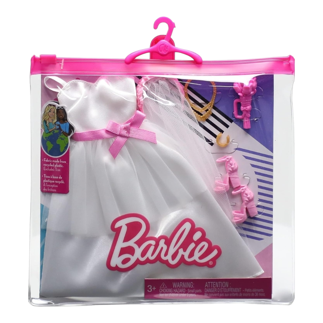 NEW *Barbie's Bridal Dress & Ken's Groom Tuxedo Fashion Wedding Outfits Mattel (2022)