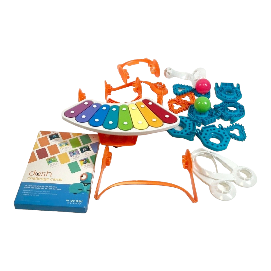 Wonder Workshop Dash Robot Wonder Pack, Dot, Xylophone & Accessories