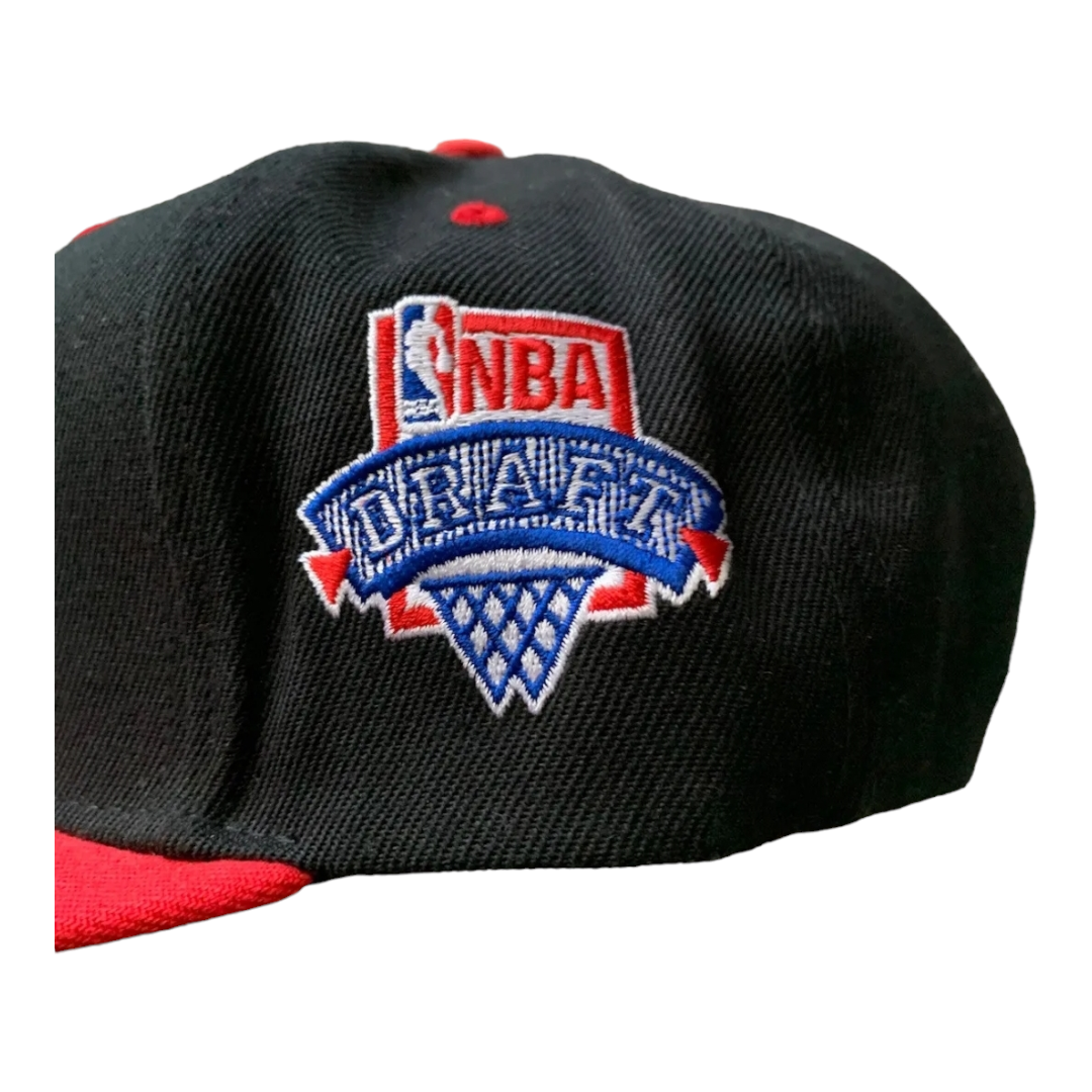 Mitchell & Ness NBA Miami Heats Snapback Hat Dark Heather Charcoal Grey Youth