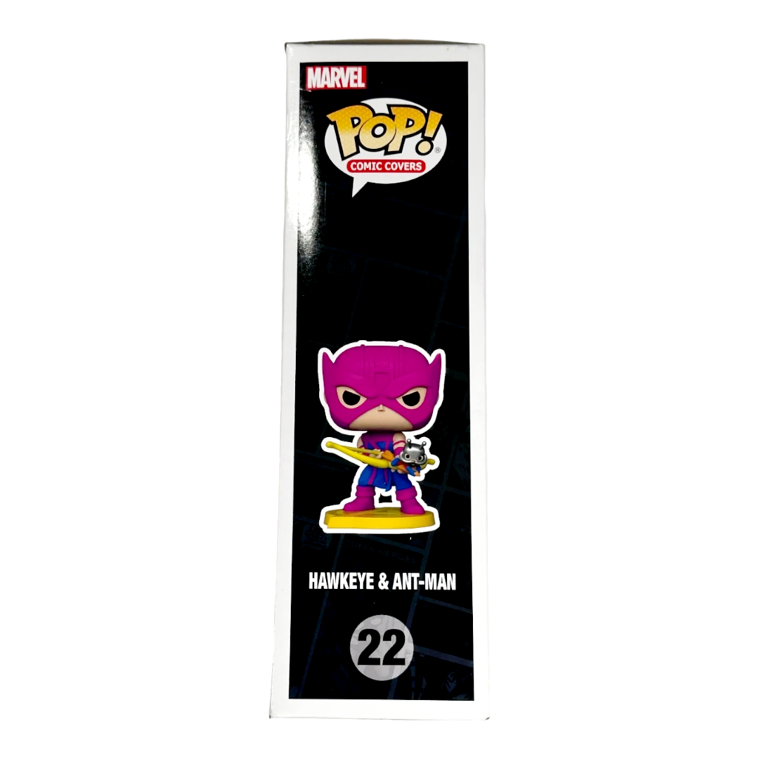 NEW *Funko Pop Marvel #22 Hawkeye & Ant-man w/ #223 Advengers Comics Cover