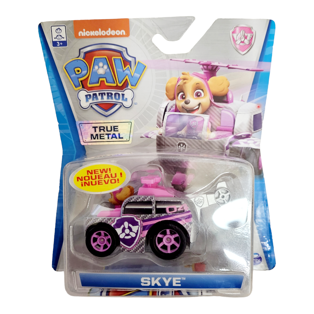 NIB *Paw Patrol Skye Classic Series Deluxe Vehicle True Metal Nickelodeon Pink/2019