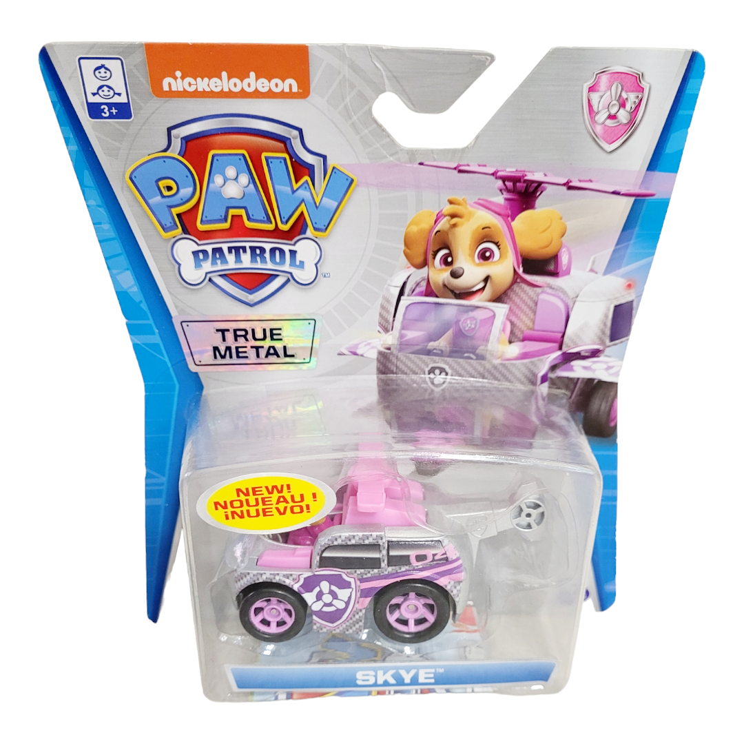 NIB *Paw Patrol Skye Classic Series Deluxe Vehicle True Metal Nickelodeon Pink/2019