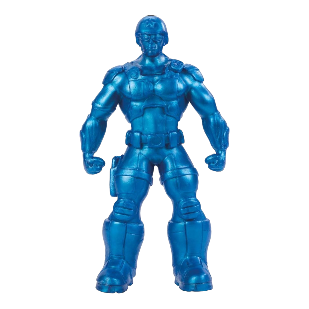 NEW *ToySmith (Blue) Epic Stretch Hero - Larger than Life Soldier  [Stands 8.5" Tall]