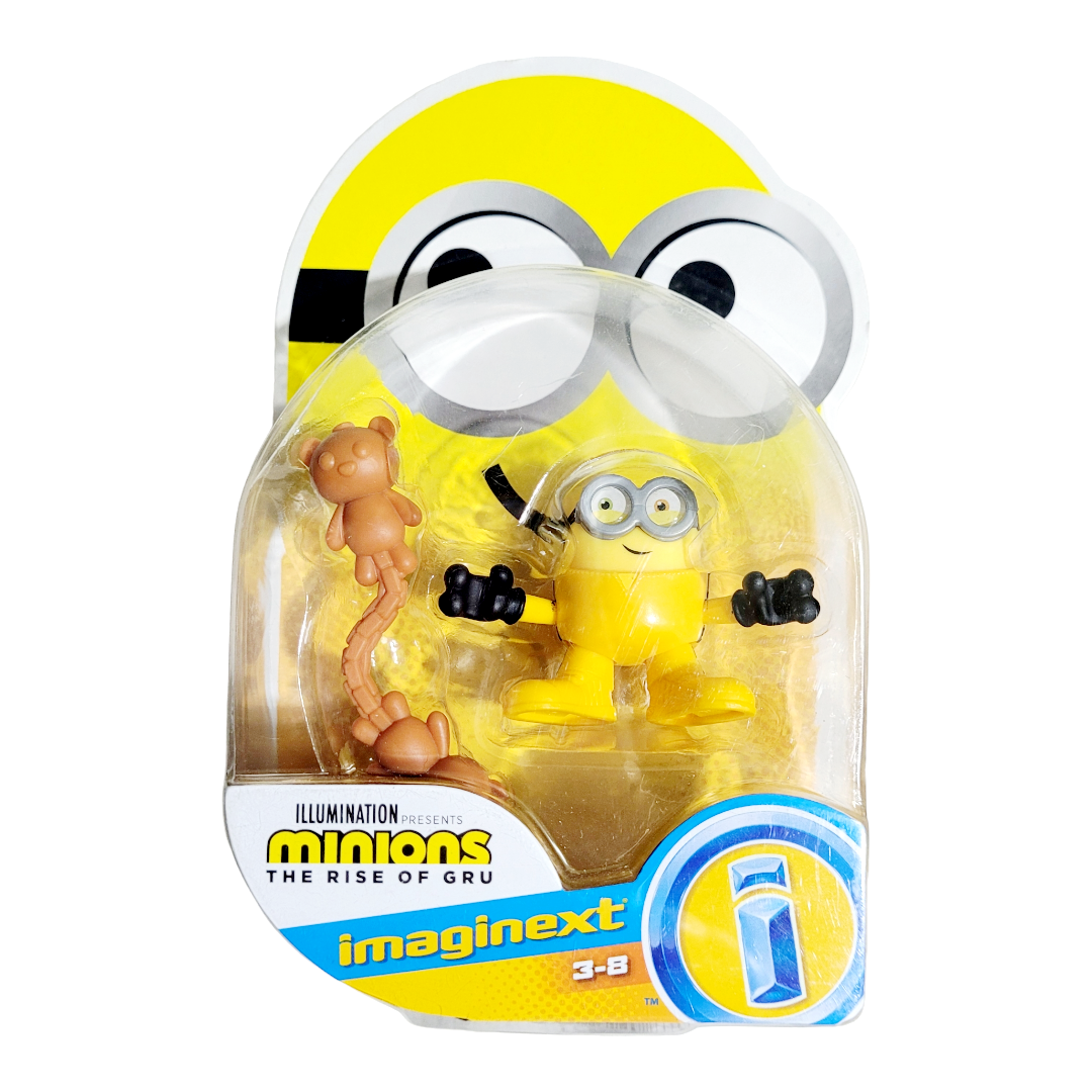 New *Two (2) Minons: The Rise of Gru Bob & Bob Action Figures Imaginext