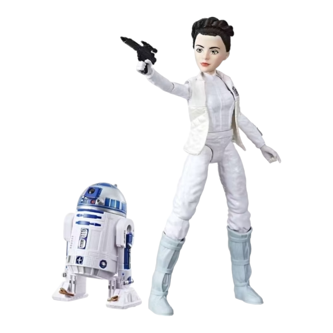 NIB *Hasbro Star Wars Forces  of Destiny Adventure 11" Princess Leia & R2-D2 Figure (2-Pack)