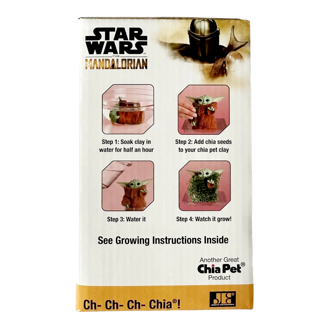 NIB *Star Wars The Mandalorian "Chia Pet" The Child Decorative Planter Yoda